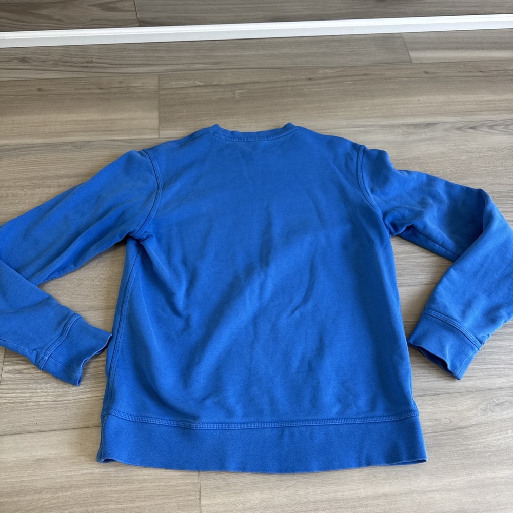 Nike Sweater Mens M Crewneck Pullover Swoosh Embroidered AA3177-403 Royal Blue - Picture 9 of 9